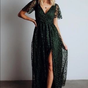 Baltic Born Marseille Embossed Maxi Dress - Never worn. Size L.